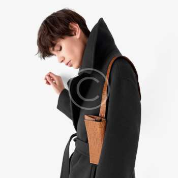 Brown shoulder bag